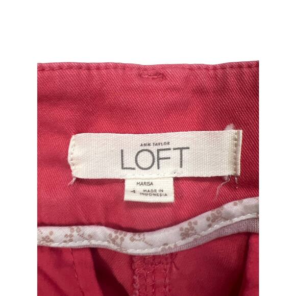 ANN TAYLOR LOFT Marisa Straight Leg Ankle Fit Size 4 - Picture 3 of 4